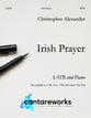 Irish Prayer SATB choral sheet music cover